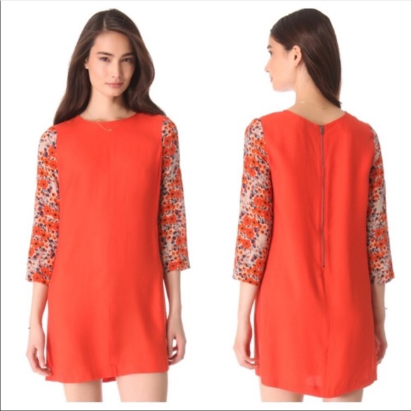 Club Monaco Dresses & Skirts - Club Mónaco,orange tunic dress.size 8.